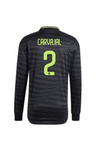 Fotbalové Dres Real Madrid Daniel Carvajal #2 Třetí Oblečení 2022-23 Dlouhý Rukáv